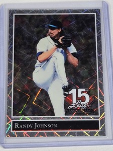 Randy Johnson 2025 Leaf 15th Anniversary Gold Leaf Stars Lazer SP Numbered 615 - Baseball Card