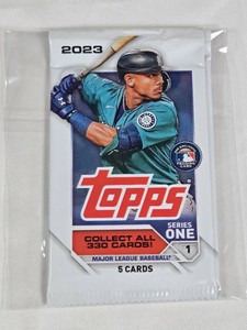 Unopened Pack of 2023 Topps Series One Baseball Cards