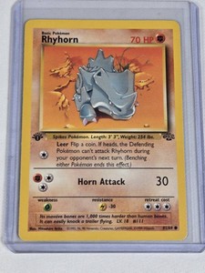 Rhyhorn 1999 1st Edition #6164 - Pokemon Trading Card