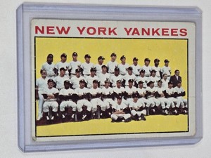 New York Yankees 1964 Topps Team Card #433 - New York Yankees Vintage Baseball Card
