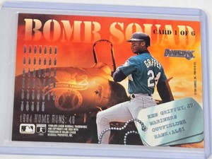 1994 Bomb Squad Insert Front is Matt Williams, Back is Ken Griffey Jr