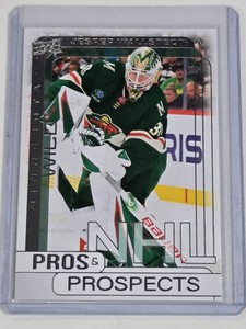 Jesper Wallstedt Rookie 2024-25 Upper Deck Pros & NHL Prospects Insert #PP-27 - Minnesota Wild Hockey Card