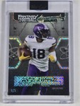 Justin Jefferson 2026 Wild Card Fantasy Football Autompunk Edition 1 of 1! - Minnesota Vikings Football Card