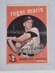 Roger Maris 1959 Topps #202 - Kansas City Athletics Vintage Baseball Card