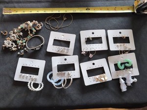 Lot of Assorted Fashion Jewelry Earrings Bracelet Necklace Mixed