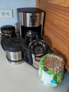 Mr. Coffee Drip Coffeemaker & Kitchen Coffee Accessory Lot