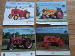 Classic Farm Tractors Wall Calendar Lot DuPont 1992 1993 1995 1996