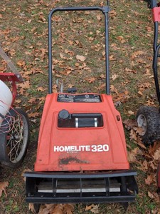 Homelite 320 Single Stage Snow Blower Snowthrower Made in USA