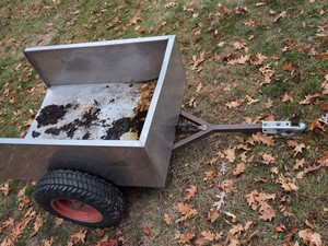 Custom Metal Utility Garden Trailer Cart 48x36 Single Axle Tow-Behind
