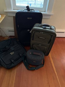 Lot of Assorted Luggage Travelpro Delsey Garment Bag Train Case