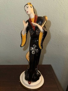Goldcrest Ceramics Chinese Dancer Art Deco Style Figurine 54