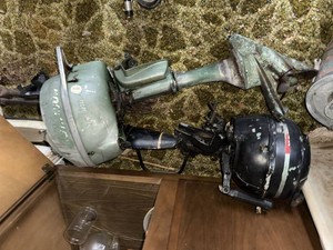 Vintage Hiawatha & Unmarked Outboard Boat Motors Parts Repair