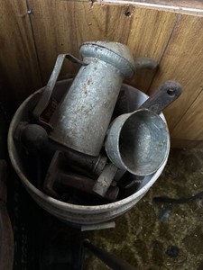 Lot of Assorted Vintage Primitive Kitchen & Farm Utility Tools