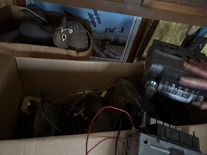 Lot of Vintage Car Radios In-Dash Stereo Head Units & Dash Controls