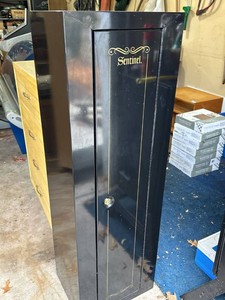 Sentinel Gun Safe Black Metal Cabinet Locking Storage Approx 53in