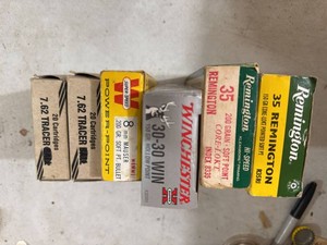 Mixed Rifle Ammunition Lot Identification Only See Photos