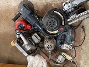 Lot of Assorted Corded Power Tools Craftsman Bosch Power-Kraft