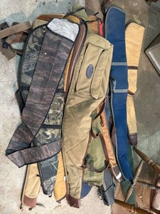 Mixed Rifle & Shotgun Soft Cases With Hard Case Boyt Canvas Camo