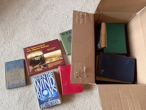 Assorted Vintage & Modern Book Lot Railroad Fiction Hardcover Mixed