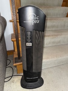 Ionic Pro Tower Ionic Air Purifier Black Floor Model Untested