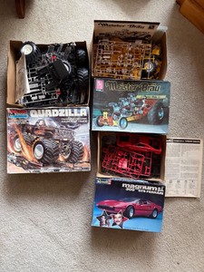 Vintage AMT Monogram Revell Model Kits Quadzilla Ferrari Dragster