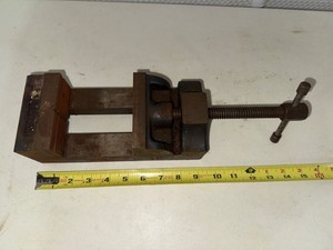 Vintage ATHOL Cast Iron Machinist Drill Press Vise 16in