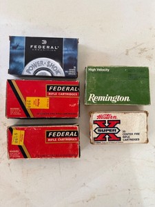 Federal Remington Western Centerfire Rifle Ammunition Mixed Lot