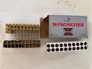 Winchester Super-X Centerfire Ammunition Mixed Partial Boxes & Loose Rounds