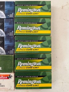 Assorted Remington Federal Winchester Centerfire Rifle Ammo Lot