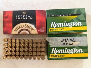 Mixed Lot .44 Rem Mag Cartridges w Federal & Remington Ammo Boxes