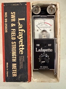 Vintage Lafayette SWR & Field Strength Meter 99-25835 w Box