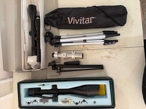 Assorted Rifle Scope & Tripod Lot NcSTAR Weaver Daisy Vivitar