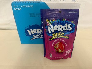 6x Nerds Juicy Gummy Clusters-Strawberry Punch