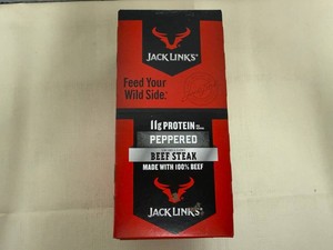Box of 12 Jack Links Beef Steak-Peppered