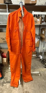 44L Pool of Sherman Blaze Orange Coverall,Polar Fleece Puller over & Vest