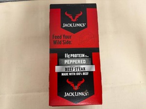 Box of 12 Jack Links Beef Steak-Peppered