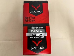 Box of 12 Jack Links Beef Steak-Peppered