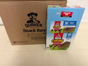 4x Quaker Big Chewy Snack Bars-Chocolate Chips