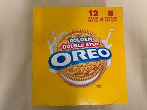 12x 8pks Golden Double Stuffed Oreos