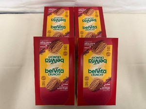 4x Belvita Crunchy Cinnamon Brown Sugar