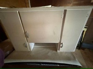 Upper &amp Lower Painted Cabinets