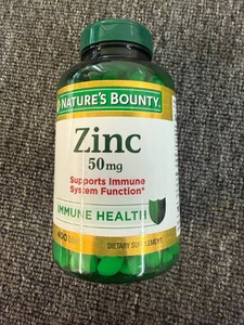 3x 400ct Nature Bounty Zinc-50mg-exp. 728