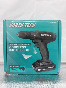 North Tech 241-9903 18V 38-Inch Cordless Drill Kit