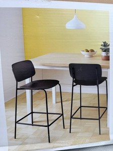 NEW Room Essentials Black Counter-Height Stools 2-Pack