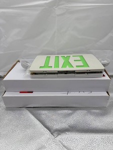 New LED Emergency Exit Signs - Green & Red (Lot of 2)
