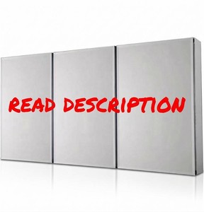 $379 Glacier Bay 3-Door Medicine Cabinet - Broken Glass