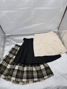 New American Apparel & Plaid Skirts (Lot of 3)
