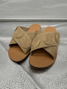 Soco Shoes Woven Rope Platform Sandals Size 3