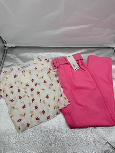 New Thanne Floral Blouse & Bebe Belted Trousers Mixed Lot