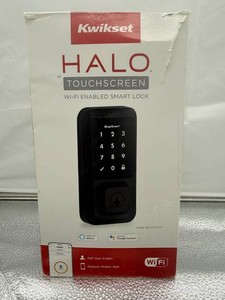 Kwikset Halo 51438-001 Wi-Fi Touchscreen Smart Lock - Matte Black